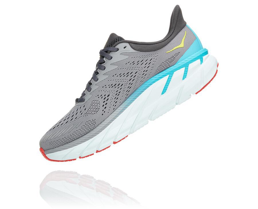 Chaussure Running Hoka One One Clifton 7 Homme - Grise - RHL-129547